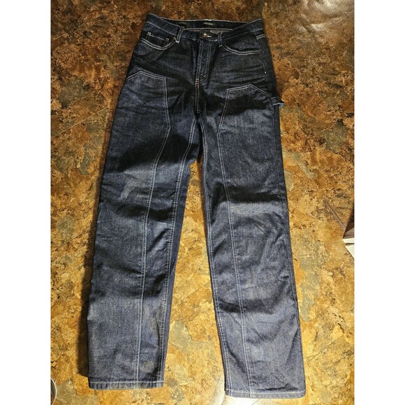 Wild Fable High-Rise Double‎ Front Easy Rigid Button Fly Jeans size 6 Dark Wash - Picture 1 of 9